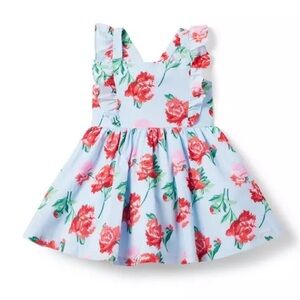 Janie and Jack THE SWEET ESCAPE DRESS 3T Color: Beau Blue Rose
